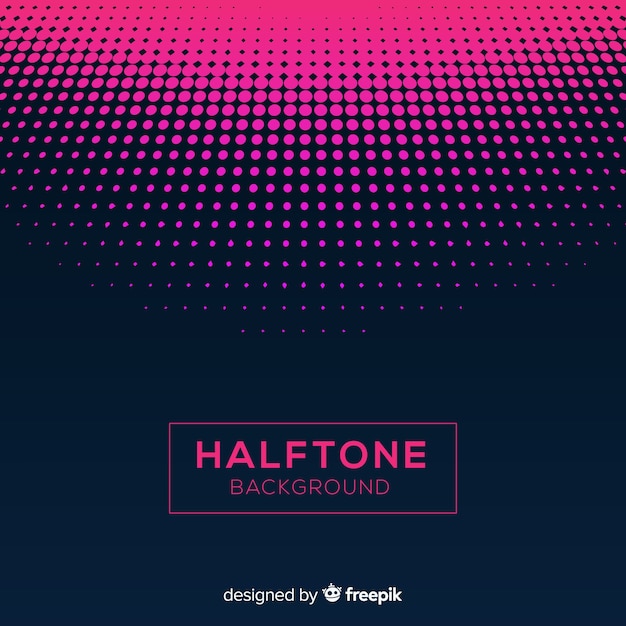 Free vector dark halftone background