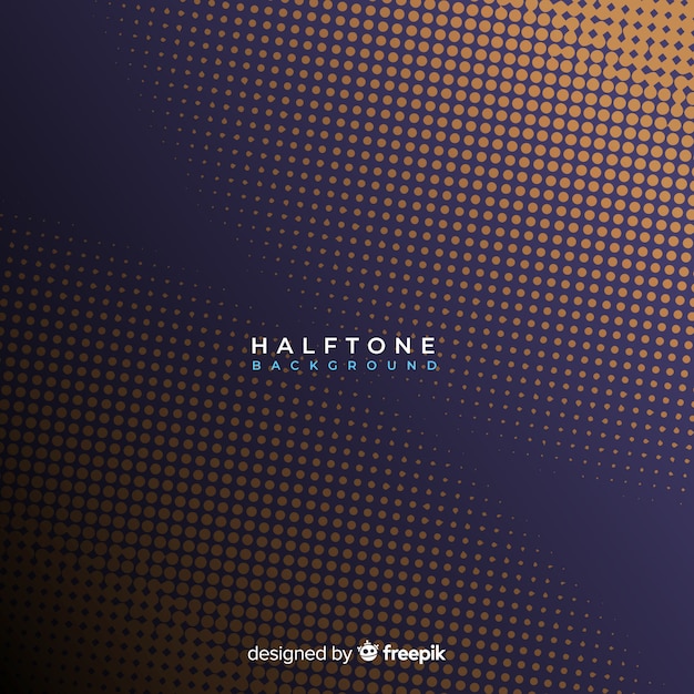 Free vector dark halftone background