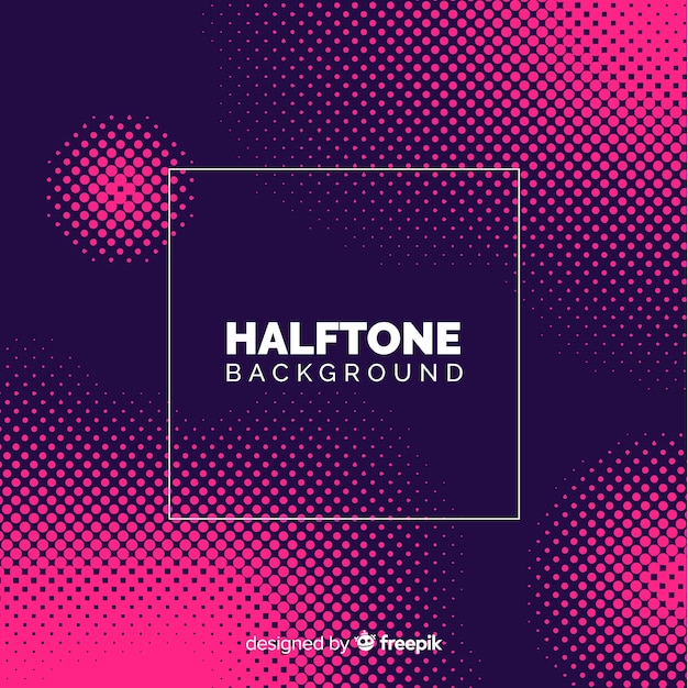 Free vector dark halftone background