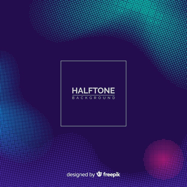 Free vector dark halftone background