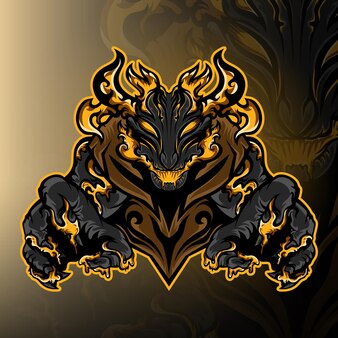 Espotロゴ恐竜戦士キャラクターアイコン プレミアムベクター Espotロゴ恐竜戦士キャラクターアイコン プレミアムベクター