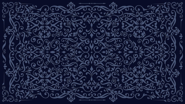 Free vector dark ornamental vintage wallpaper