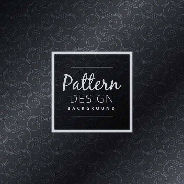 Free vector dark pattern with swirls