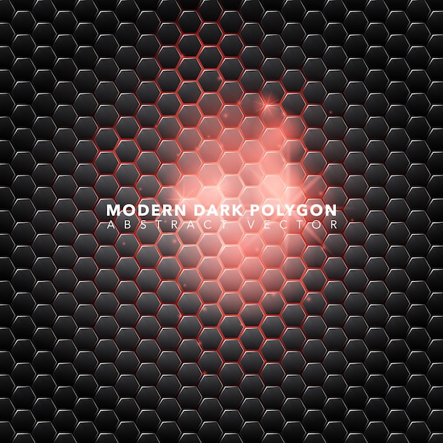 Dark polygon background