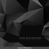 Free vector dark polygonal background