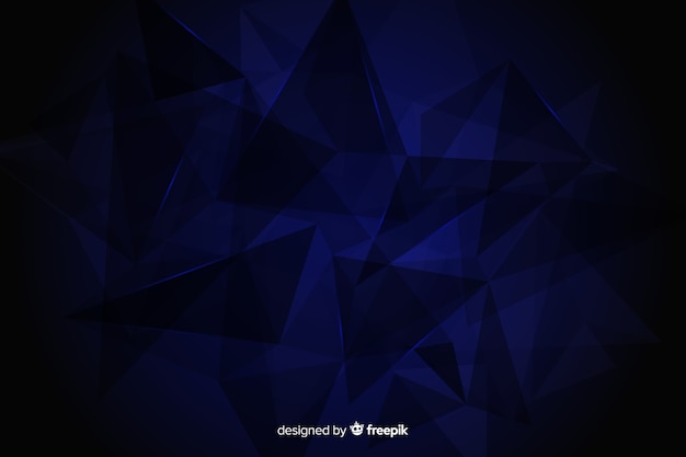 Dark polygonal background