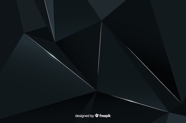 Dark polygonal background