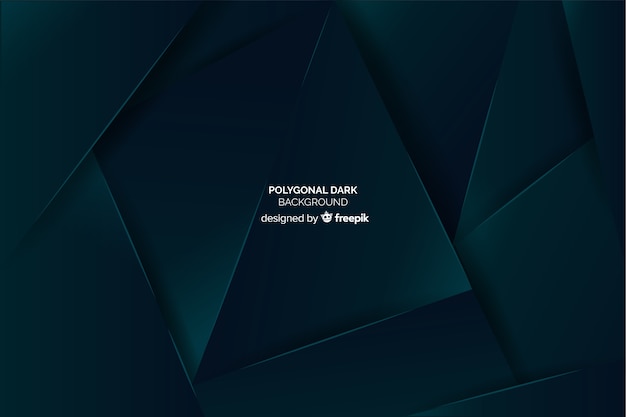 Dark polygonal background