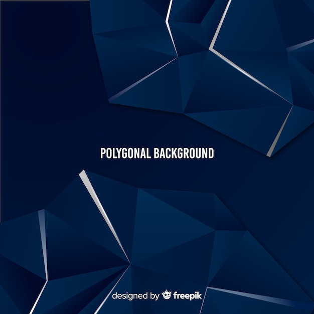 Dark polygonal background