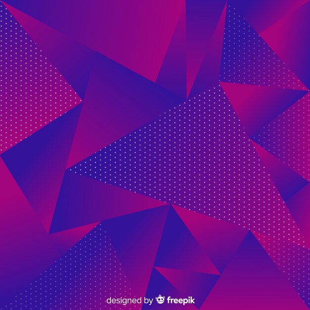 Dark polygonal background