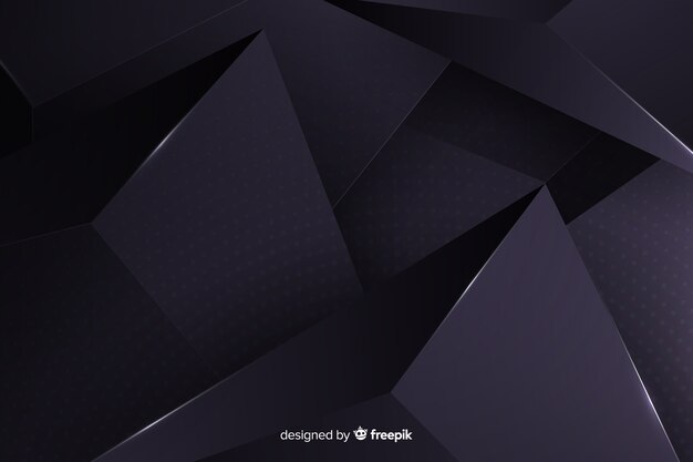 Dark polygonal background