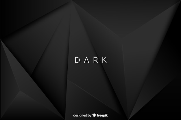 Dark polygonal background