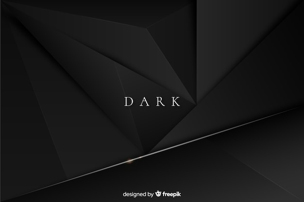 Dark polygonal background