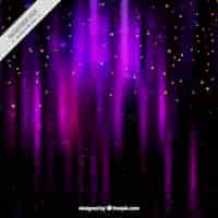 Free vector dark purple background with confetti