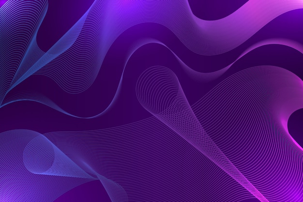 Free vector dark purple wavy background