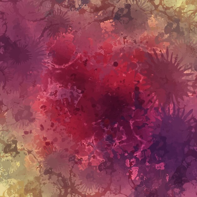 Dark red watercolor splash background