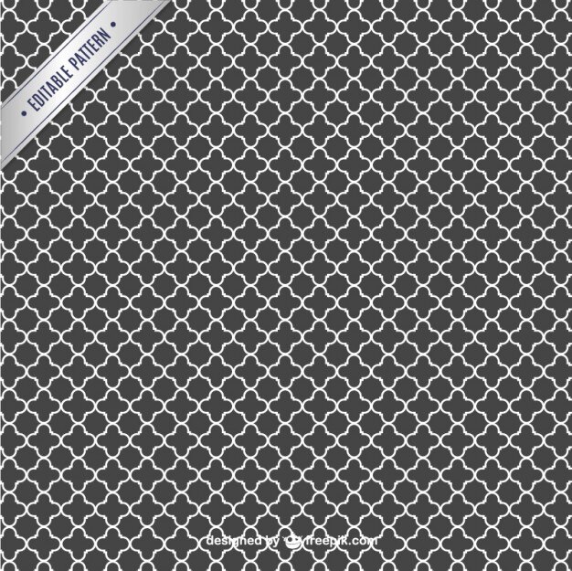 Free Vector dark seamless pattern with crosses