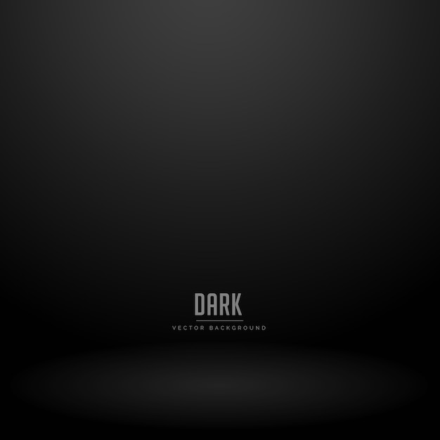 Dark studio room vector background