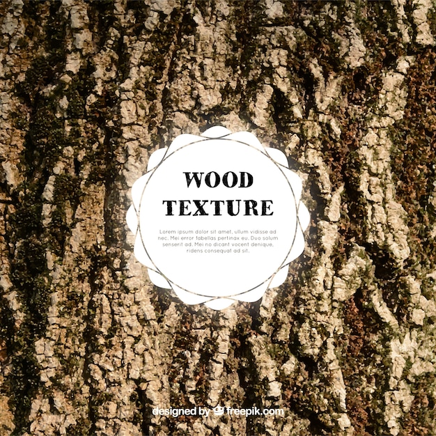 Free vector dark texture of wood trunk