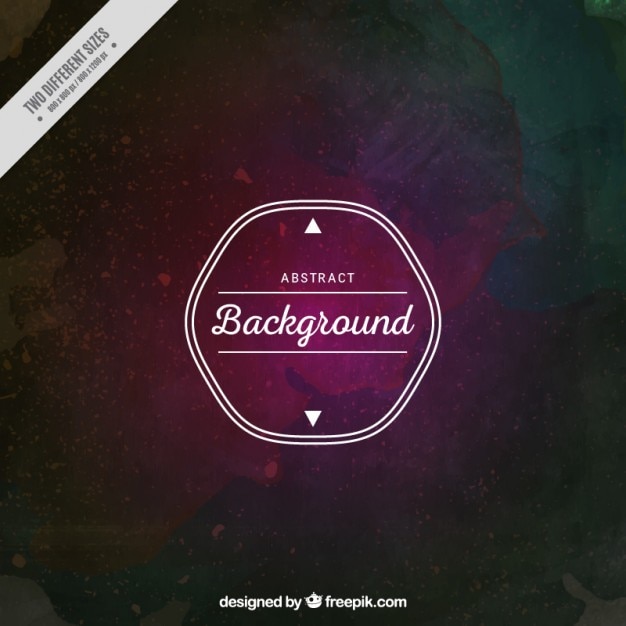Free Vector dark watercolor background