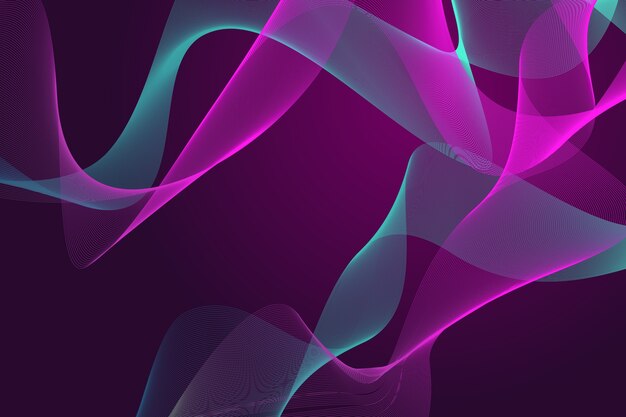 Dark wavy background