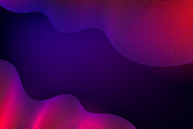 Free vector dark wavy background