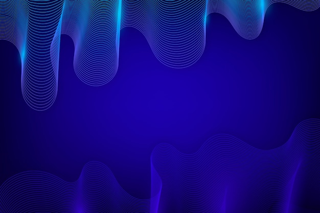 Dark wavy background