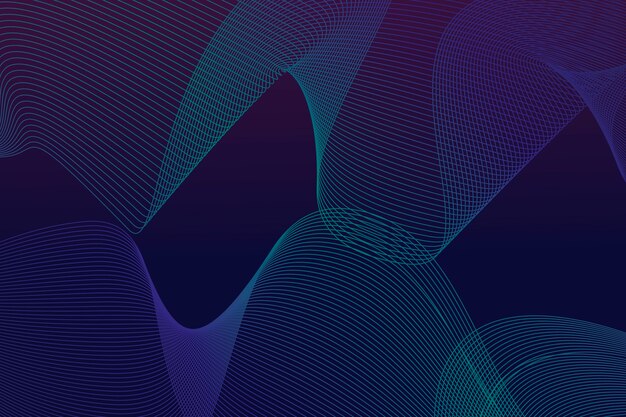 Dark wavy background