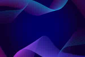 Free vector dark wavy background