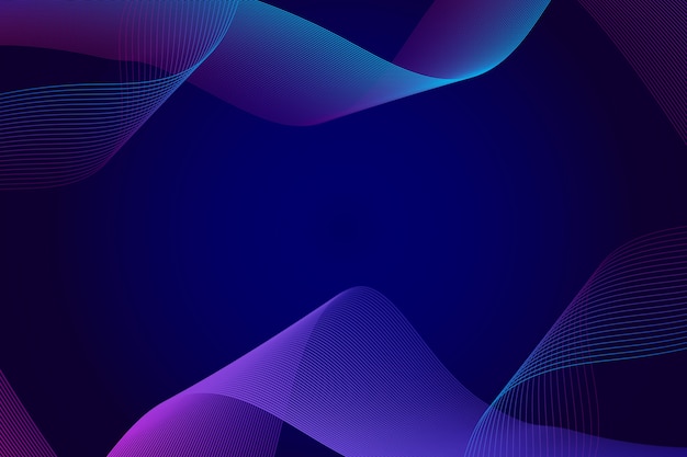 Dark wavy background