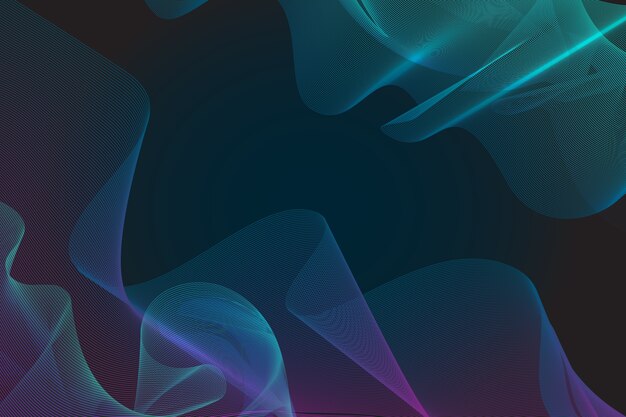 Dark wavy for wallpaper design