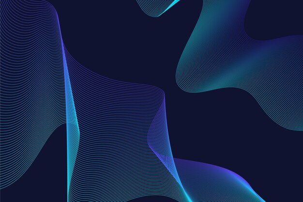 Dark wavy for wallpaper style