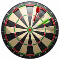 Free vector dartboard with arrows