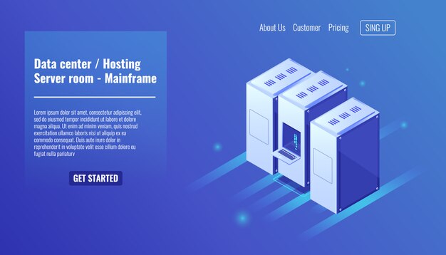 data center, website hosting, server room rack, mainframe resource, datacenter