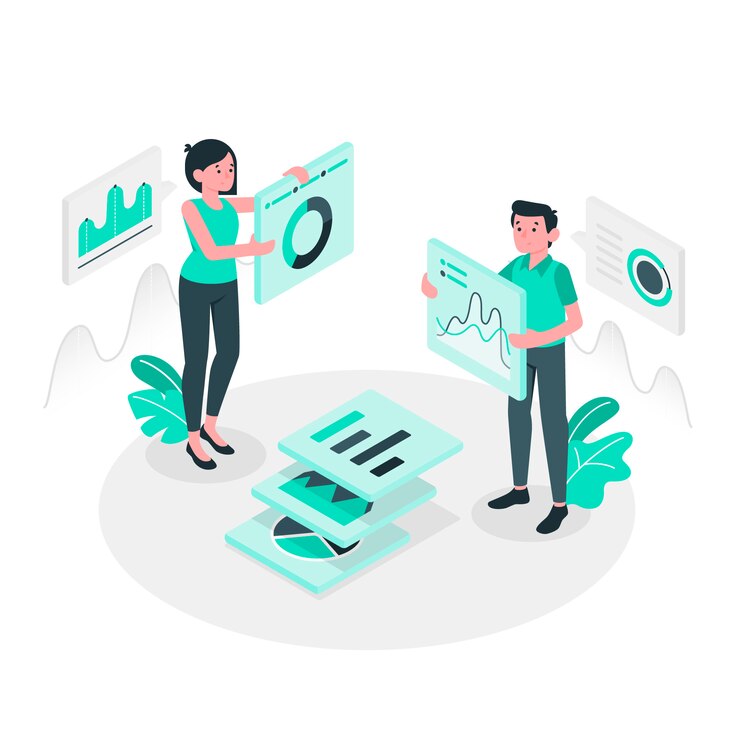 Free Vector data concept illustration