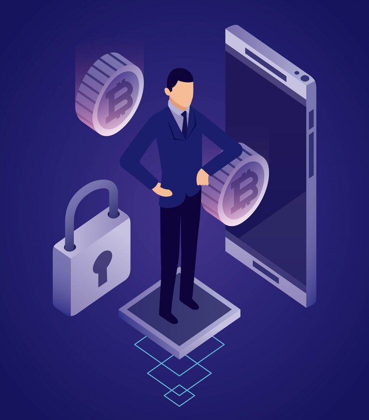 Free Vector data network businessman 