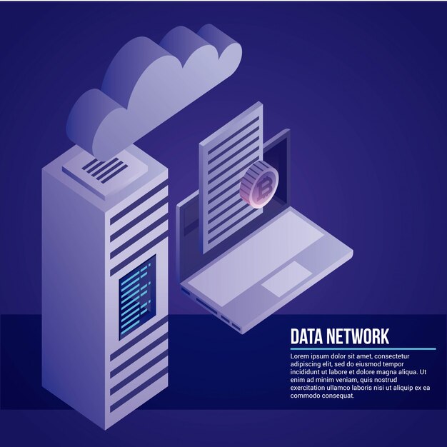 Data network illustration