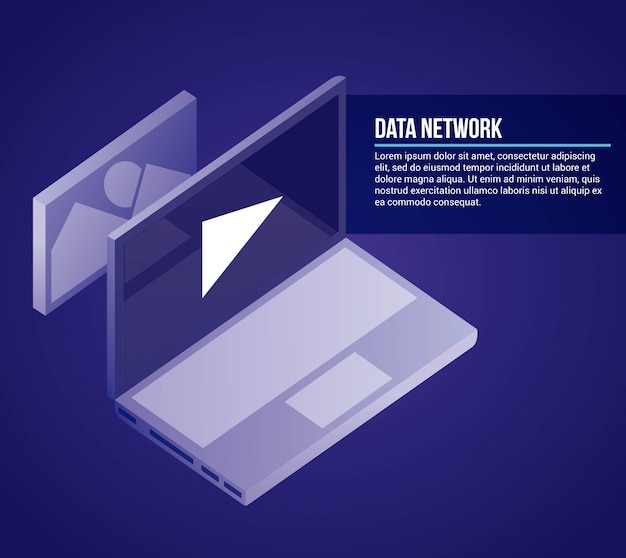 Data network illustration