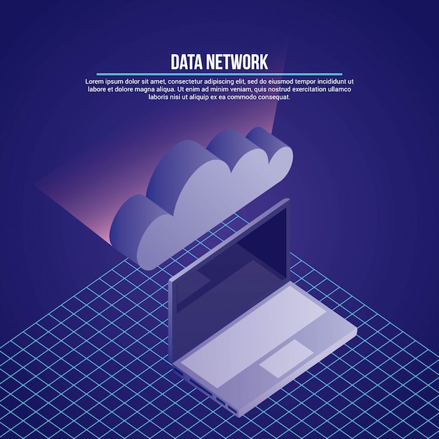 Data network illustration