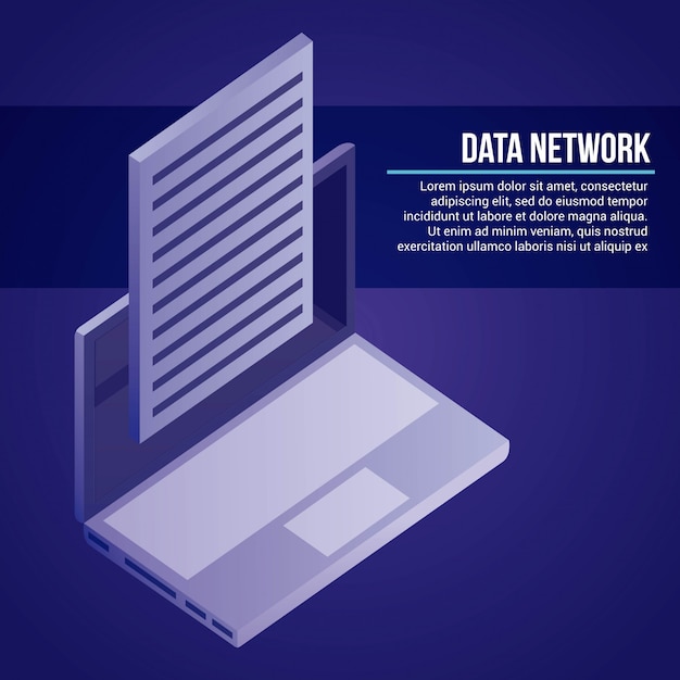 Data network illustration