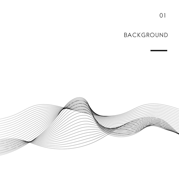 Data visualization dynamic wave pattern vector