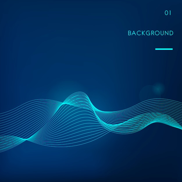 Free vector data visualization dynamic wave pattern vector