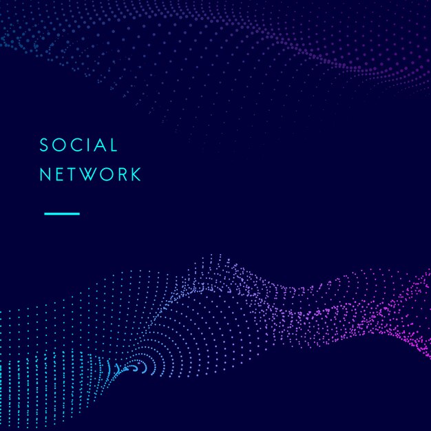data visualization particle dynamic wave pattern vector