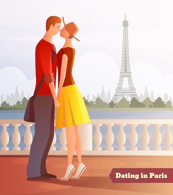 Dating in paris background