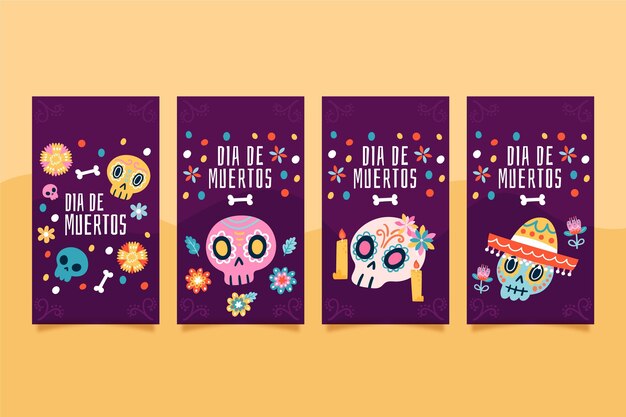 Day of the dead instagram stories collection