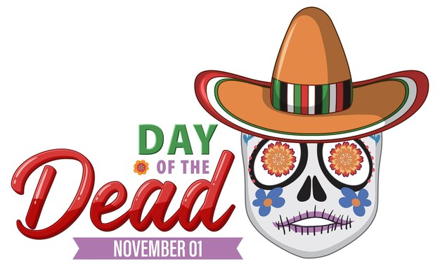 Day of the dead with Mexican Calaca