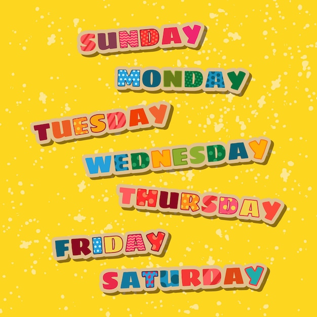 Days of the week