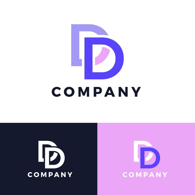 Дизайн логотипа dd бизнес