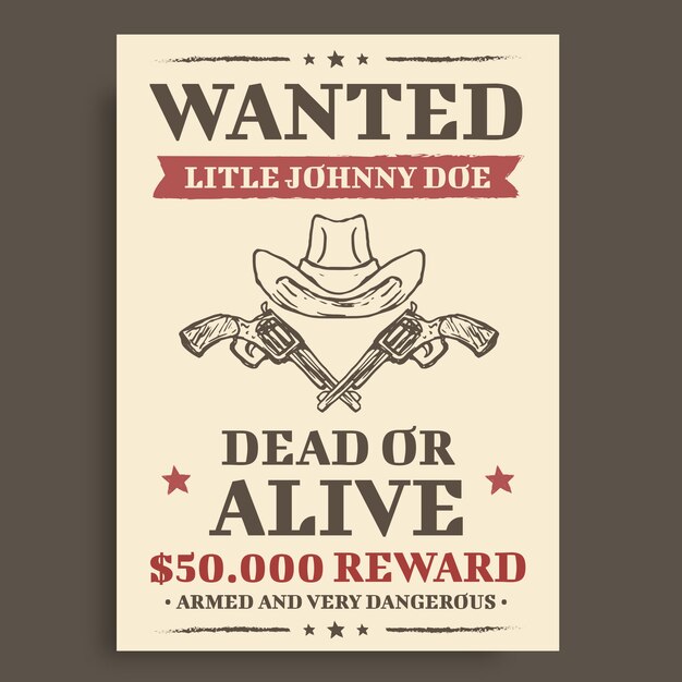 dead or alive poster template design