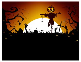 Free vector dead men coming out of ground illustration